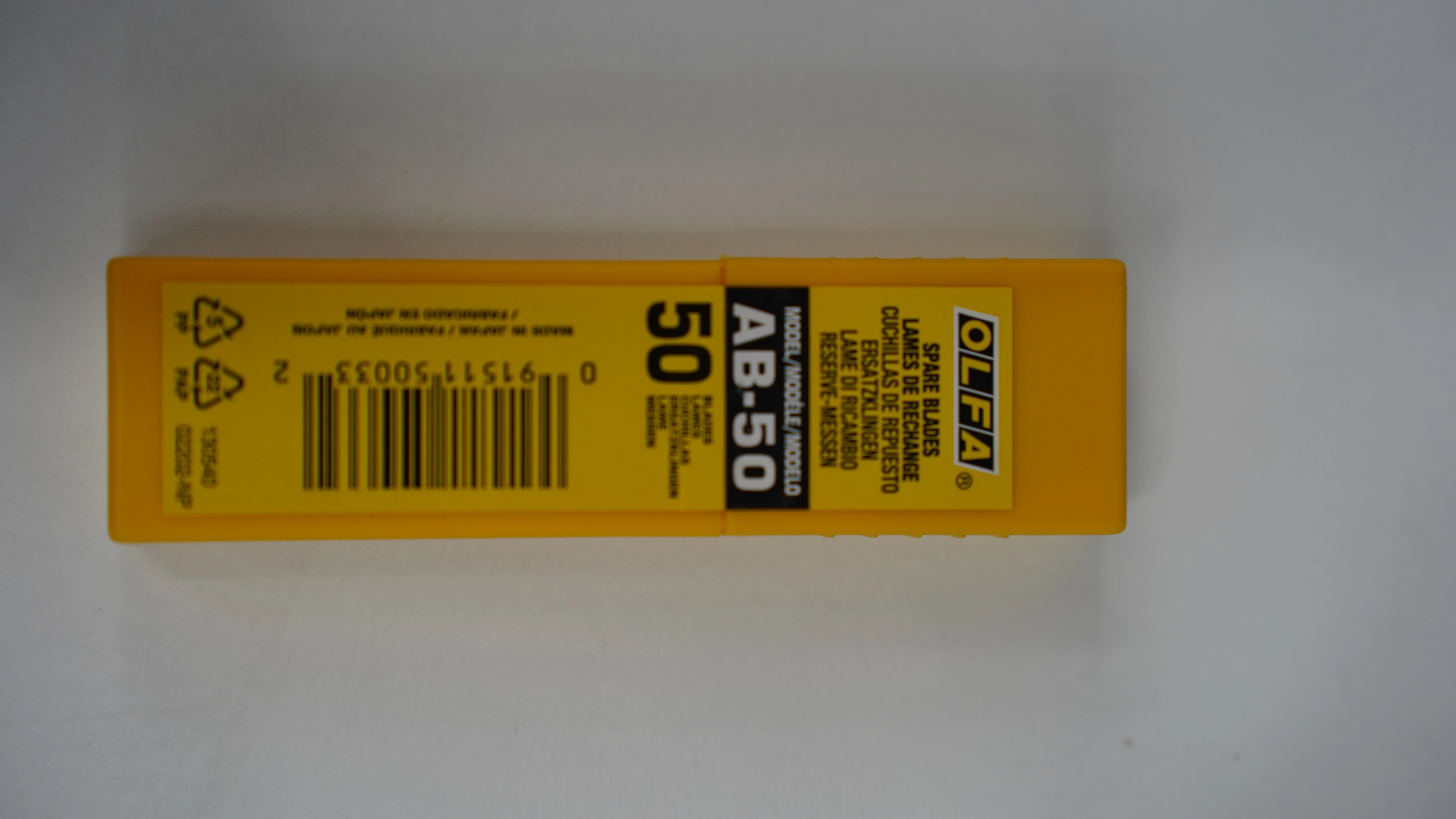 OLFA AB-50 Standart Dar Maket Bıçağı Yedeği (50 li)