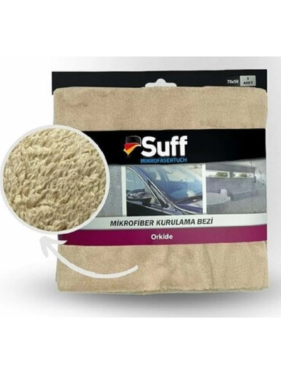 Mikrofiber Kurulama Bezi Orkide 40X40CM